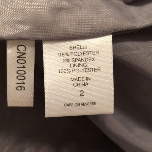 NY&Co 2 Stretch Python Print Gray Silver Pencil Skirt - Picture 12 of 13